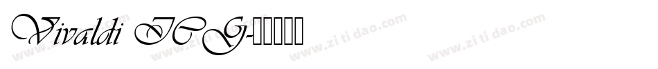 Vivaldi ICG字体转换